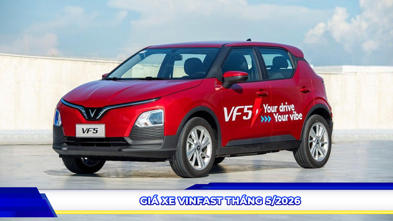 Giá xe VinFast VF5 tháng 5/2026